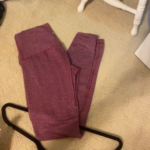Lulu wunder under herringbone leggings size 6